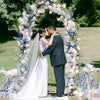 Wedding Arch Backdrop Stand Iron Arch Door Party Garden Flower Plant Rack Decor