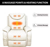 Electric Recliner Massage Sofa Chair Heating w/ Remote Control XMAS Gift