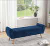 Storage Ottoman Footstool Upholstered End of Bed Bench for Living Room Bedroom