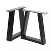 Steel Table Legs Trapezium Frame X Frame Dining Coffee Bench Desk Feet Stand DIY