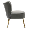 Scallop Back Armchair Cocktail Sofa Accent Seat Living Bedroom Cafe Lounge Sofa