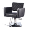 Salon Barber Chair Cube Chair PU Leather Hydraulic Pump Swivel Chair with Pedal