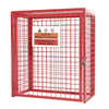 87x49x90, 2x19kg Propane Gas Cage Cylinder Bottle Storage Galvanised Steel+ Lock