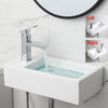 Bathroom Cloakroom Vanity Ceramic Wash Basin Sink Countertop / Wall Mount Modern