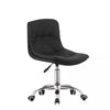 Adjustable Cushioned Computer Desk Office Chair Chrome Legs Lift Swivel Chairs