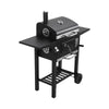 Charcoal BBQ Grill Trolley Barbecue Patio Outdoor Garden Heating Smoker Picnic