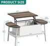 Lift Top Coffee Table, Coffee Tables With Living Room With Hidden Storage Compar