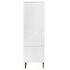 Vopese Wardrobe MOLDE White 90x55x175 Solid Wood Pine, Clothes Wardrobe, T6S9