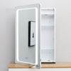 Illuminated Bathroom Mirror Cabinet With LED Light Clock Touch Sensor Wall-Mount