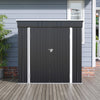 Sturdy Shed Garden Storage Galvanised Metal Steel Sheds w/ DoubeDoor Ventilation