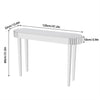 Luxury Glass Crystals Console Table Vanity Desk Mirrored Entryway Side End Table