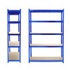 1.8m Warehouse 5 Tier Racking Shelf Heavy Duty Steel Garage MDF Shelving Unit