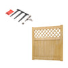 Privacy Wooden Garden Gate Pedestrian Fence Gate Porch Decorative Fence Panel