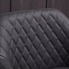 2x Bar Stools Breakfast Comfortable Swivel Gas Lift Kitchen Stool Leather Chairs