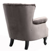 Velvet High Wing Back Accent Tub Chair Sofa Armchair Upholstered Hotel Lounge