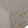 Dusk Sienna Taupe & Gold Effect 2 Drawer Bedside Table RRP £699