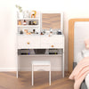 Dressing Table with drawers Mirror Stool Set Bedroom Makeup Desk Vanity Yjxcenya
