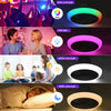 Ceiling Fan with Lighting RGB LED Lights Adjustable Wind Speed Remote Control UK