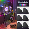 3D Super Cool RGB Neon Gaming Desk PC Laptop Computer Table Gamer Workstation
