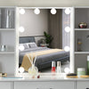 Vanity Makeup Dressing Table Vanity Set Woman Bedroom Dresser Desk w/ LED Mirror