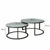 Nested Marble Coffee Table Side Table Set Coffee Tea Wine Table Display Stand