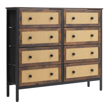 8 Drawers Chest of Drawer Fabric Dresser Living Room Bedroom Storage Organizer