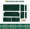 Modern Vesgantti 2 3 Seater Sofa 176cm with 2 Bolster Pillows & Wooden Legs New