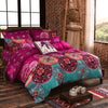 Bohemia Quilt Duvet Cover Set Pillow Cases Bedding Set Single Double King Size
