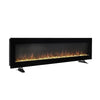 LED Fireplace Media Wall Fire Wall Mounted / Standing Feet Electric Heater 40in