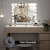 18 LED Bulb Hollywood Makeup Mirror Large 80x60cm Vanity Light Mirror Charging