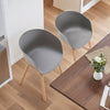 Set of 4 Dining Bar Chairs Modern Contemporary Indoor Outdoor Kitchen Office