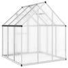 Iiaky Greenhouse with Base Frame 169x169x195 Aluminium,Polycarbonate L8C4
