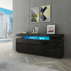 LED Sideboard High Gloss Buffet Cupboard Display Cabinet TV Unit For Living Room