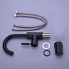 Bathroom Basin Mixer Taps Swivel Spout Laundry Sink Faucet With Pop Up Drain Set