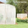 Polytunnel Greenhouse 3x2x2m Walk In Garden Plants Grow House Shed Unit Door