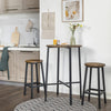 Vintage Set of 2 Bar Stools Tall Kitchen Stools Breakfast High Chair UKLBC32X