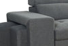 New Universal Corner Sofabed with Storage Adjustable Headrests & Footstools