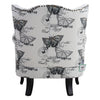 Butterfly Wing Back Upholstered Velvet Armchair Accent Chair Lounge Sofa Seat