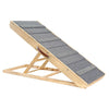 Pet Stair 3/4 Steps Cat Dog Ladder Wooden Frame Carpet Surface Folding
