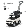 3 in 1 Baby Ride on Push Car Toy Kids Stroller Sliding Walking Car with Horn