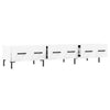 Gecheer TV Stand TV Unit Living Room Storage Furniture TV Cabinet White E2Y1