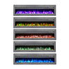 Electric 50inch Insert/Wall Mounted LED Fireplace Wall Inset Into Fire Freestand