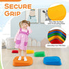 Toddlers Kids Stepping Stone 5Pcs Outdoor Sensory Toy-Multicolor