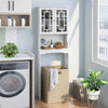 Bathroom Space Saver Over-the-Toilet Storage Cabinet Toilet Organizer White