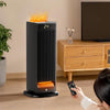 2000W Electric Tower Heater 2 Heat Settings Eco Mode Warmer With Humidifier