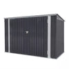 Panana Galvanized Steel Garden Storage Shed Bike Metal Pent Roof Tool Shed House