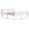 Bed Frame Dark Brown Solid Wood Pine 200x200 G7T0
