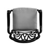 2/4x Garden Chairs Lawn Chairs Cast Aluminum Patio Bistro Dining Seat w/ Cushion