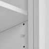 Bathroom Mirror Cabinet Storage Single Door Tallboy Mirrored Cupboard Furniture