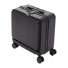 Wheeled Black Suitcase Cabin Trolley Bag Hand Luggage Carry On Travel Case